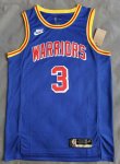 NBA 3 Poole Warriors 75th Maillot bleu